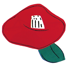 (故)江藤勝年司氏イラストのツバキ